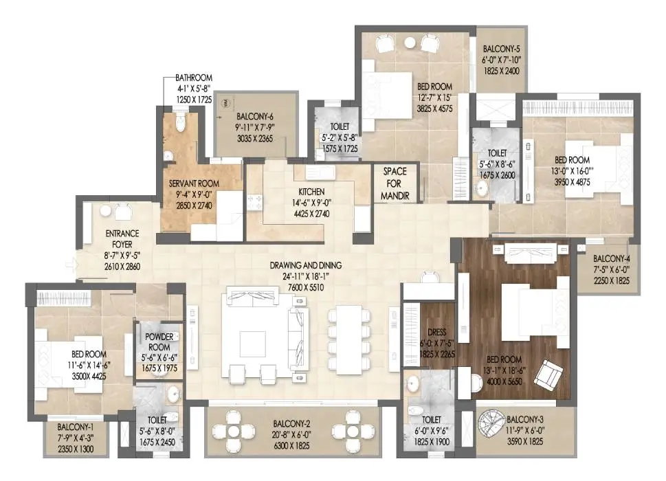 Hero Homes Palatial Siteplan Sec. 104, Gurugram
